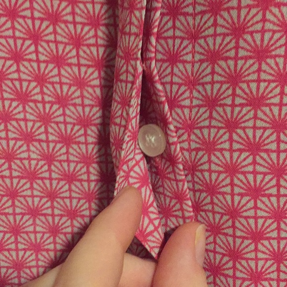 Pink patterned Halogen blouse - Picture 2 of 4